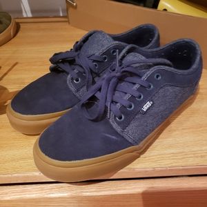 Denim suede vans
